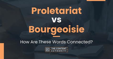 proletariat vs bourgeoisie pronunciation